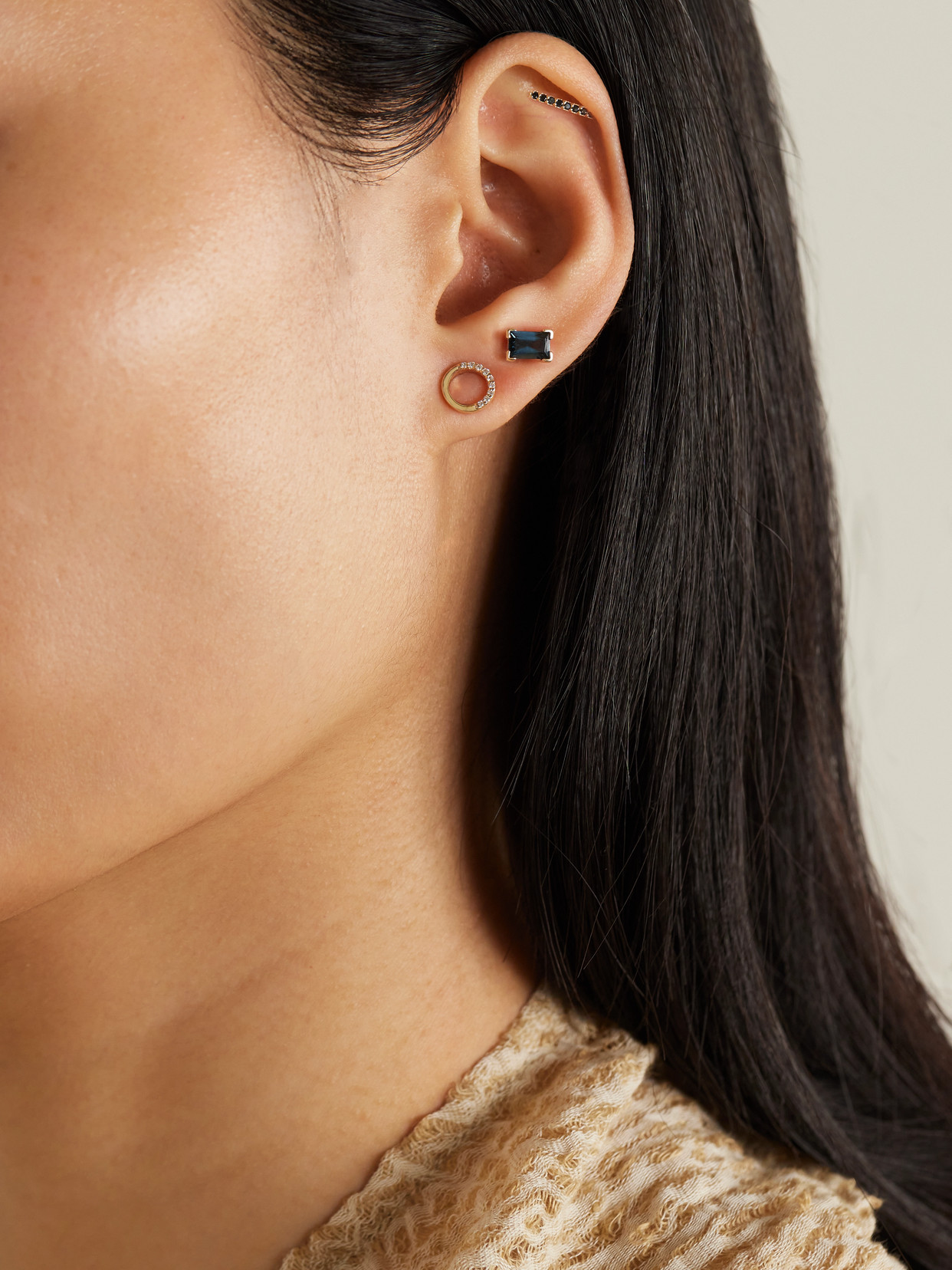 Melissa Joy Manning 14-karat Recycled Gold Diamond Earrings In Gold