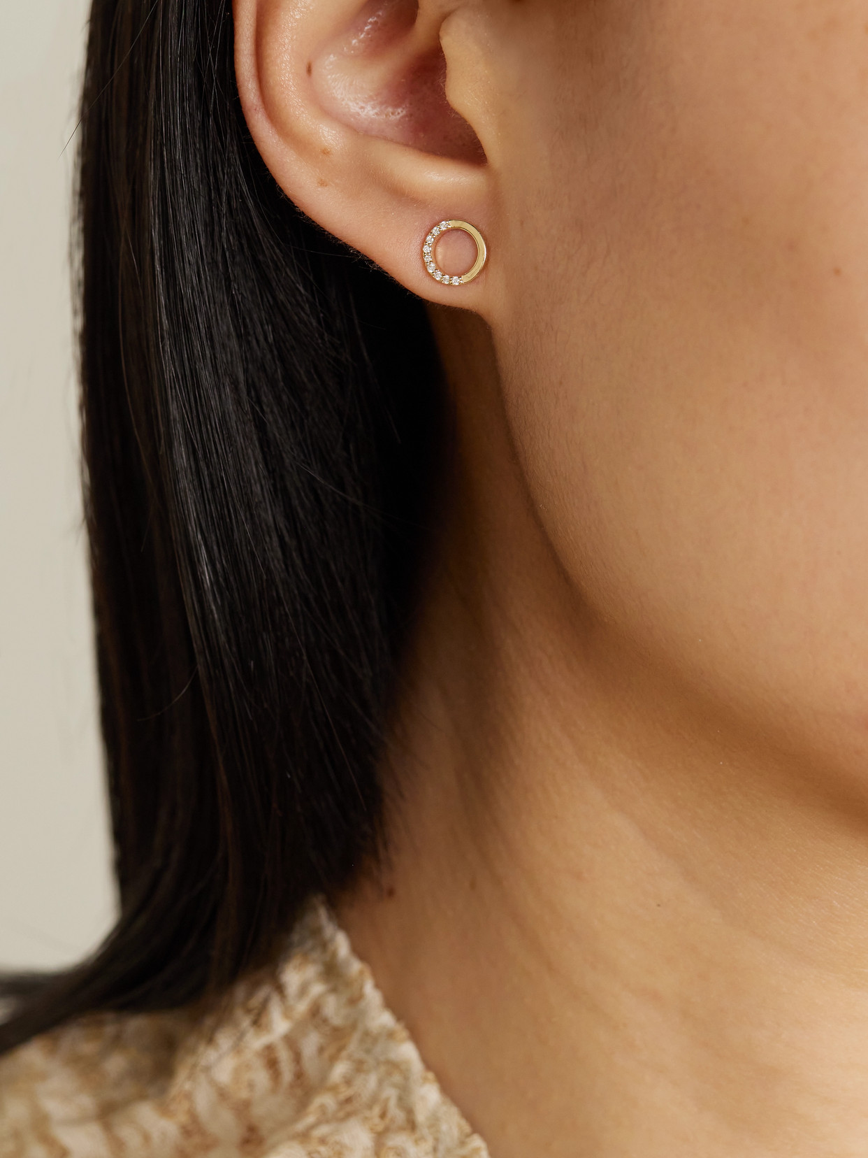 Melissa Joy Manning 14-karat Recycled Gold Diamond Earrings In Gold