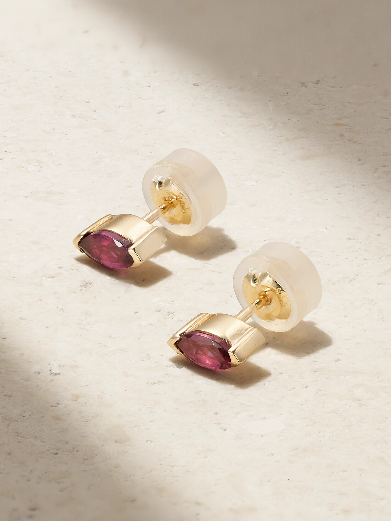 Melissa Joy Manning 14-karat Recycled Gold Rhodolite Earrings