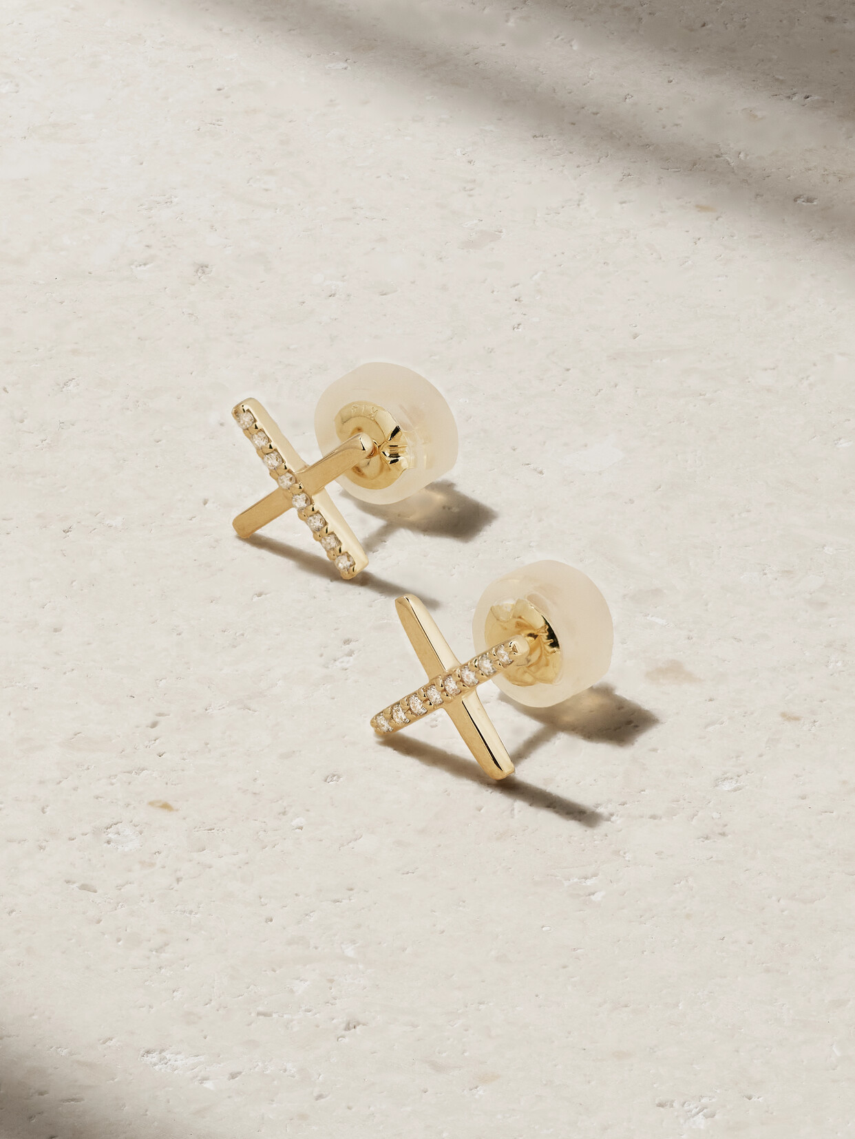 Melissa Joy Manning 14-karat Recycled Gold Diamond Earrings