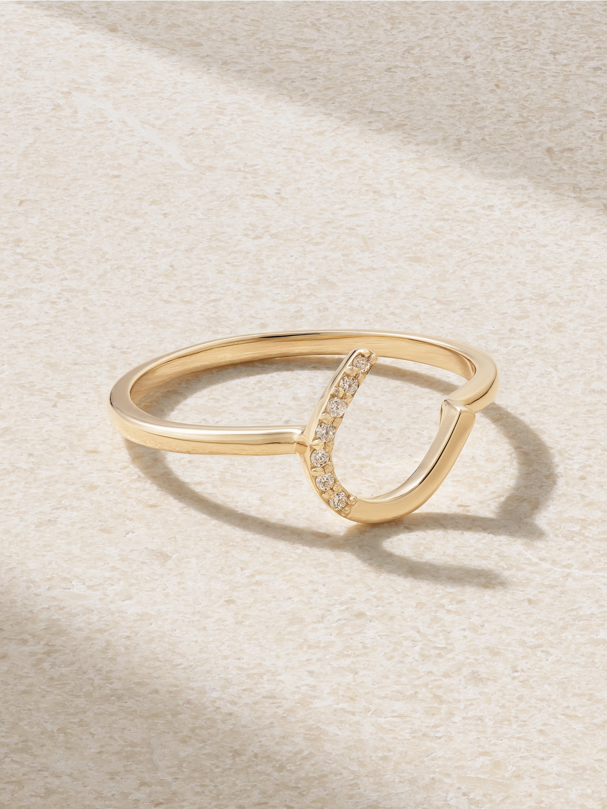 Melissa Joy Manning 14-karat Recycled Gold Diamond Ring