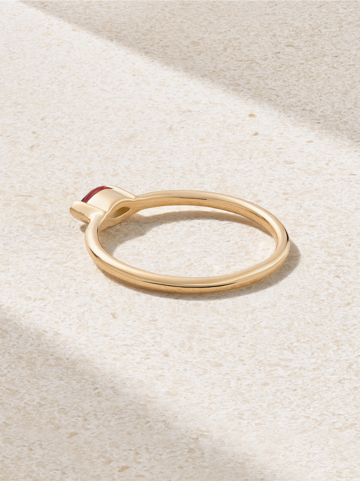 Shop Melissa Joy Manning 14-karat Recycled Gold Rhodolite Ring