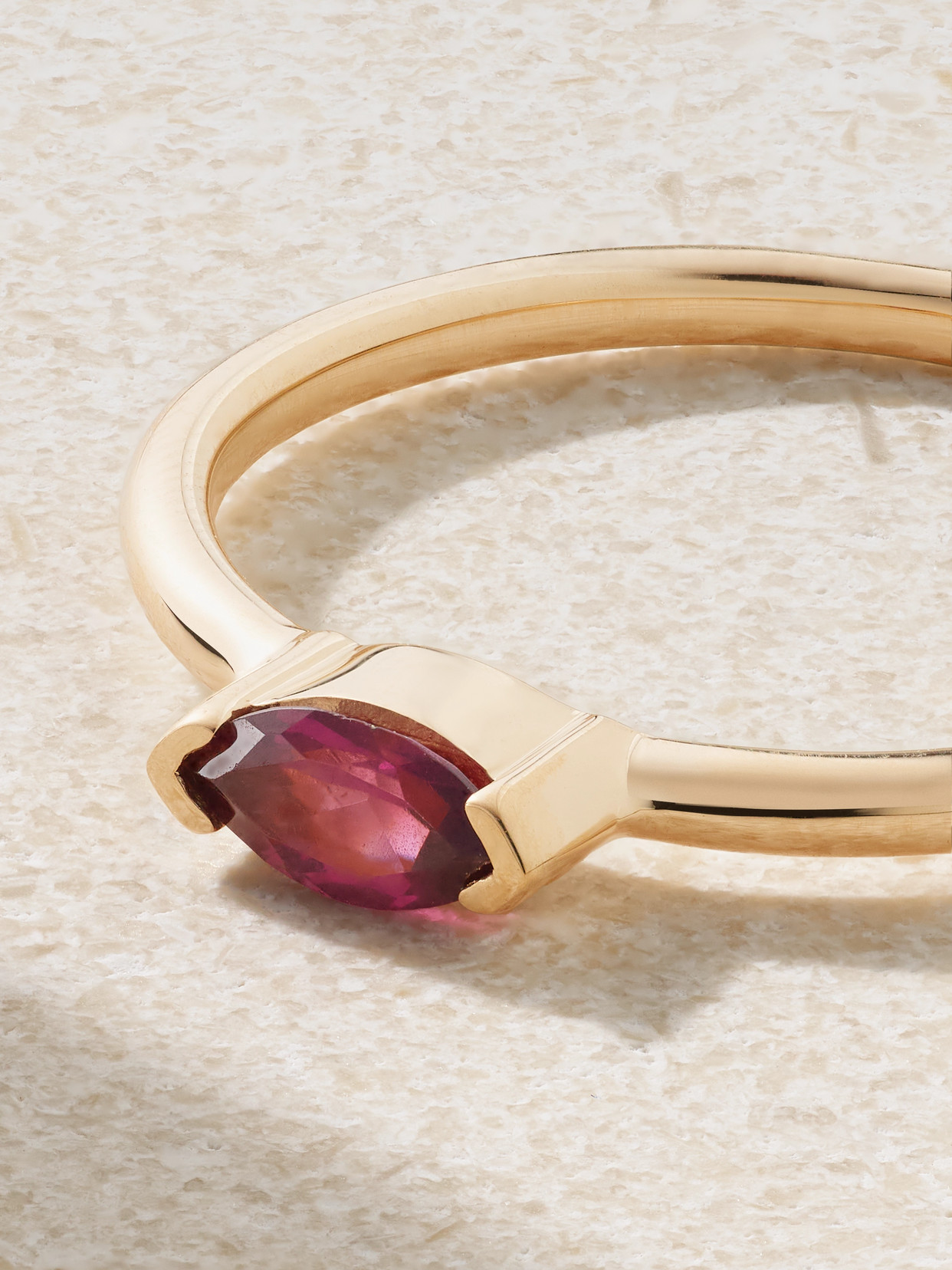 Shop Melissa Joy Manning 14-karat Recycled Gold Rhodolite Ring