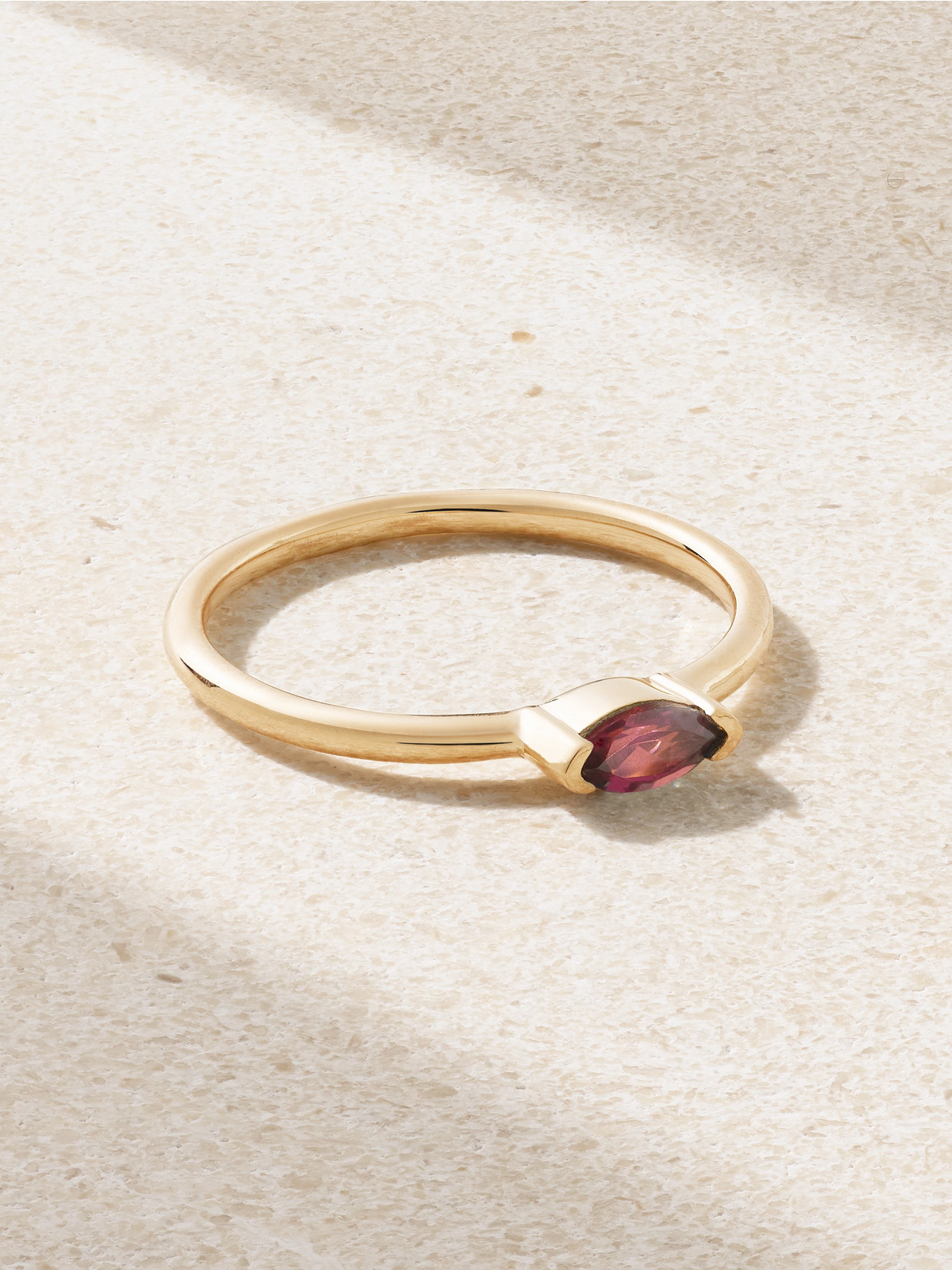 Melissa Joy Manning 14-karat Recycled Gold Rhodolite Ring