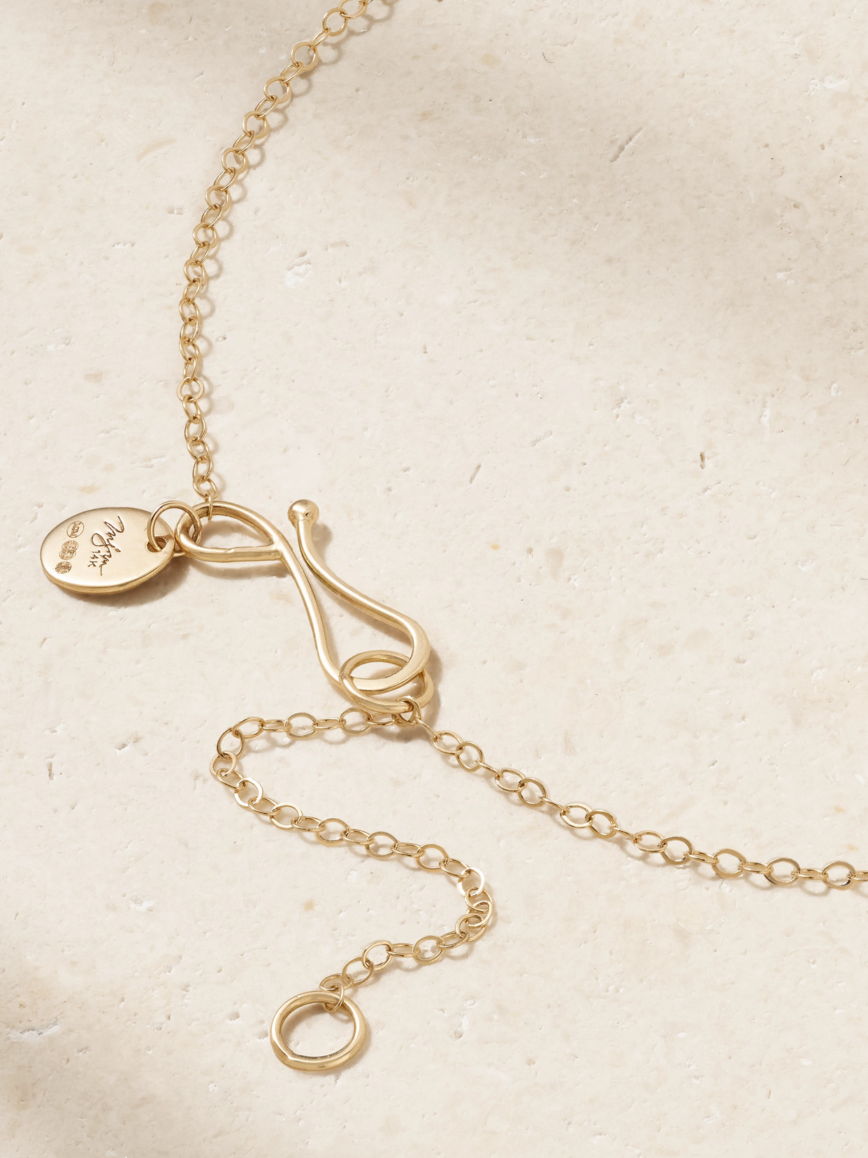 Melissa Joy Manning Cityscape Triple 14-karat Recycled Gold, Spinel And Diamond Necklace In Gold