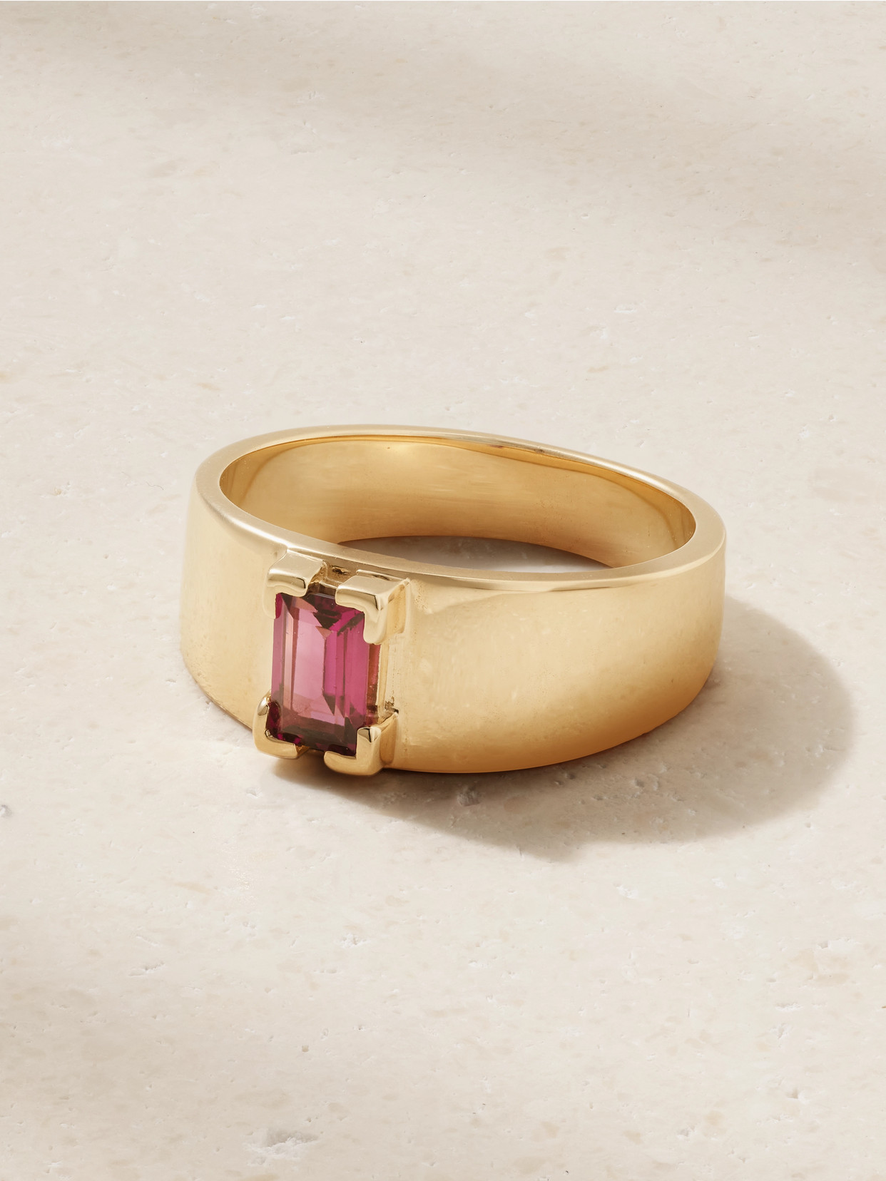 Melissa Joy Manning 14-karat Recycled Gold Rhodolite Ring