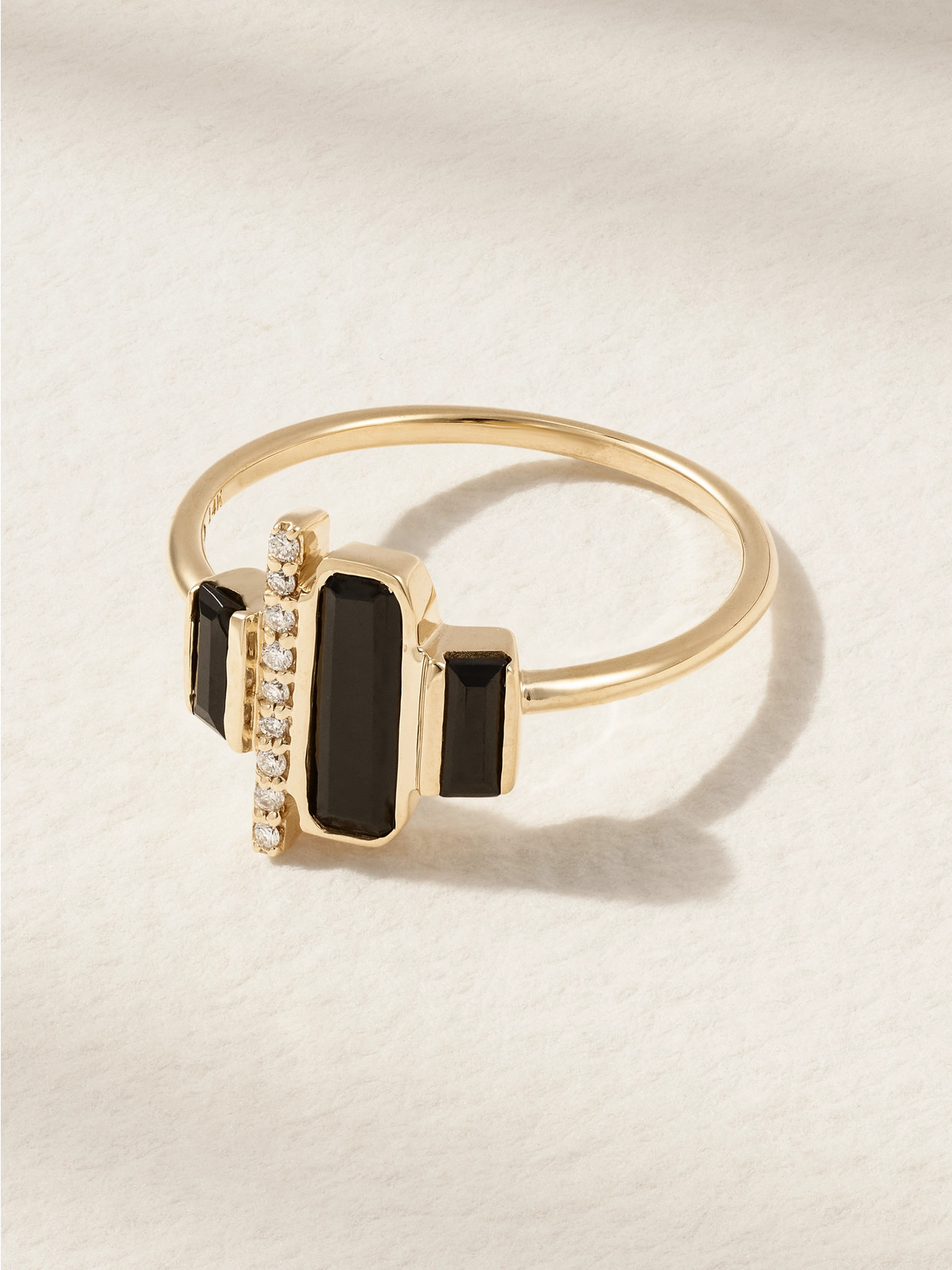 Melissa Joy Manning Cityscape 14-karat Recycled Gold, Spinel And Diamond Ring