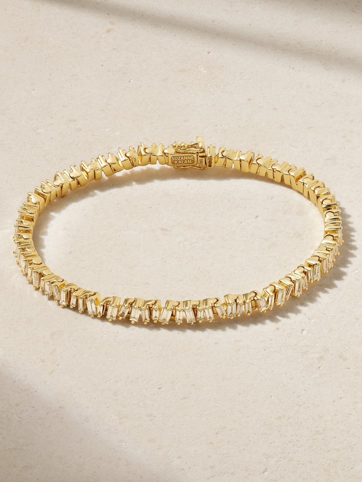 Suzanne Kalan 18-karat  Diamond Tennis Bracelet