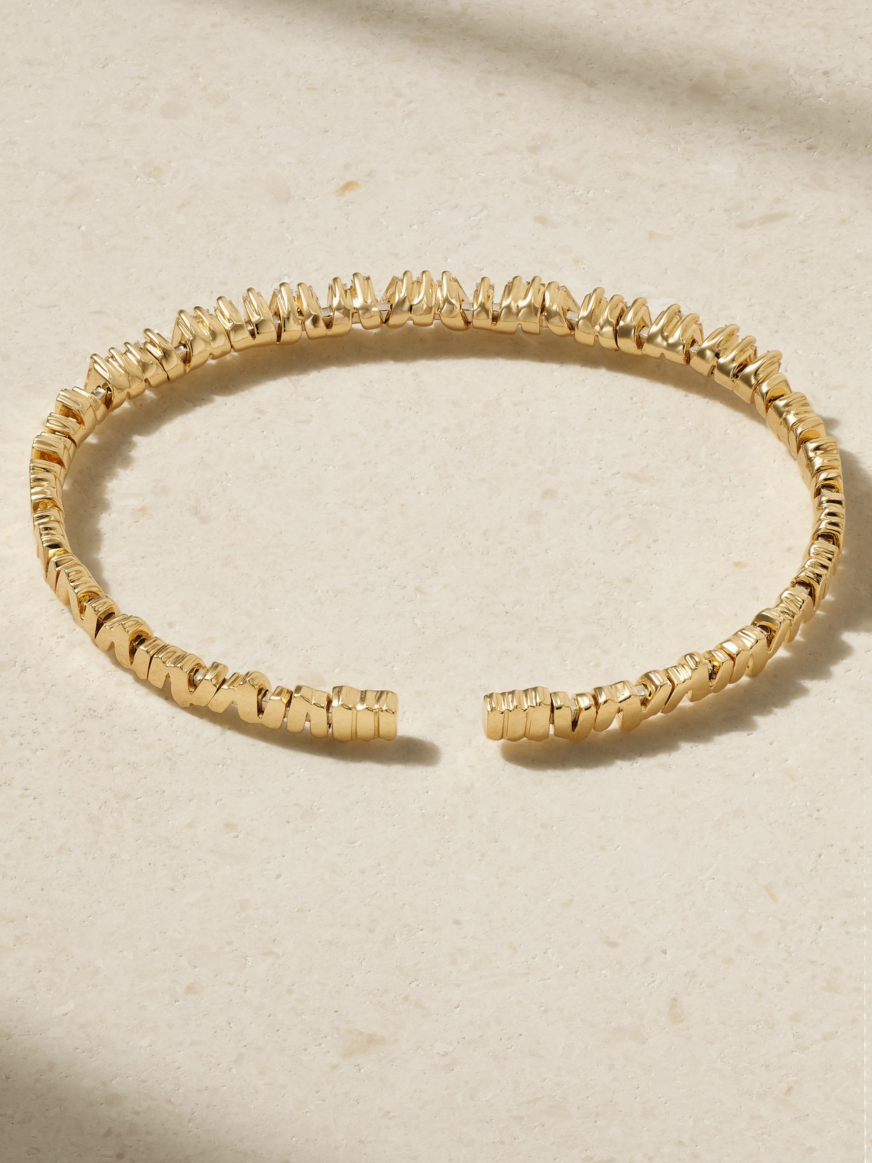 Suzanne Kalan 18-karat Gold Diamond Cuff In Gold