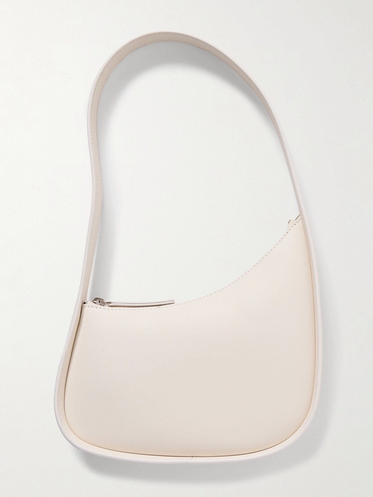 THE ROW HALF MOON LEATHER SHOULDER BAG