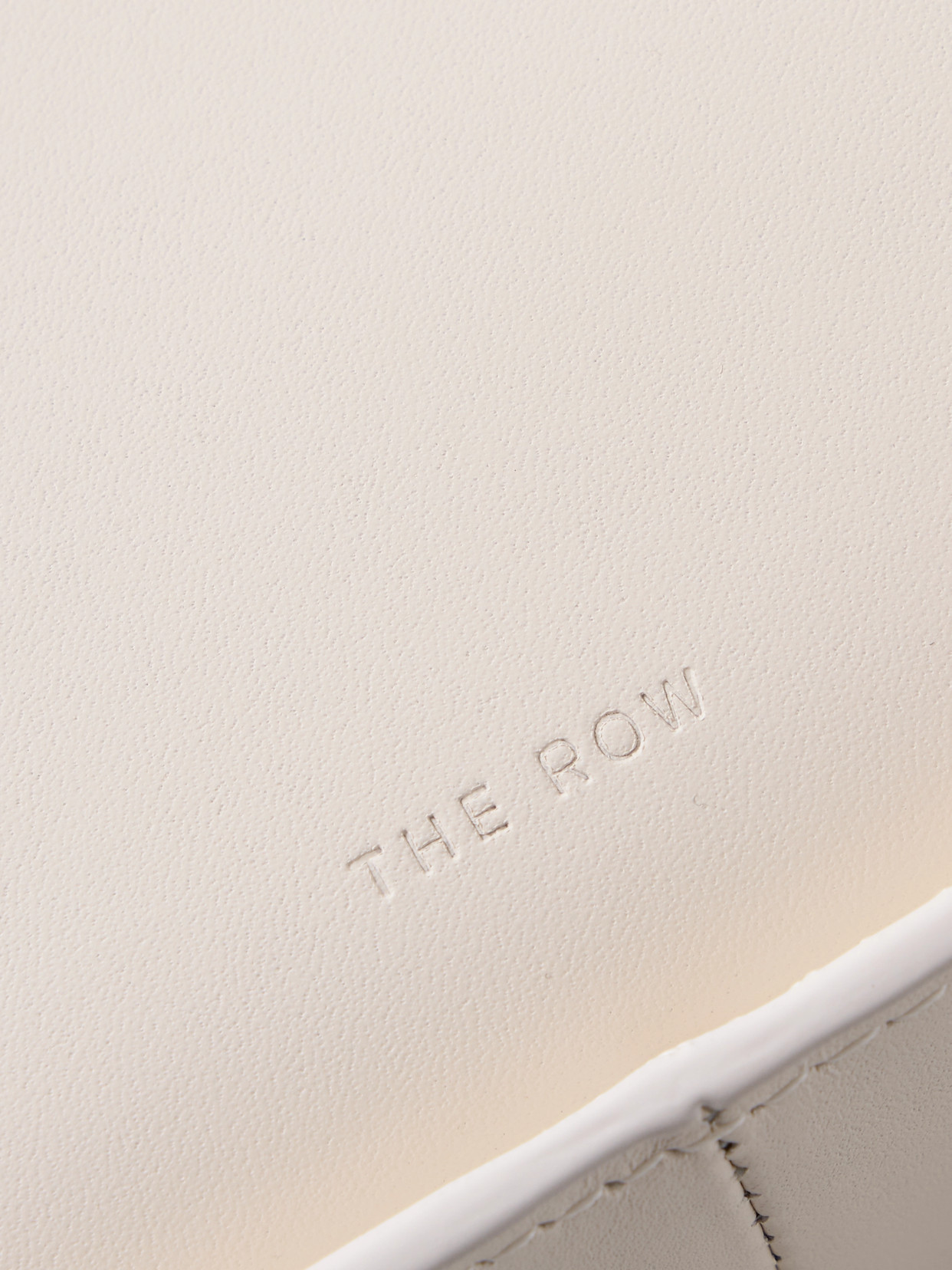 THE ROW HALF MOON LEATHER SHOULDER BAG