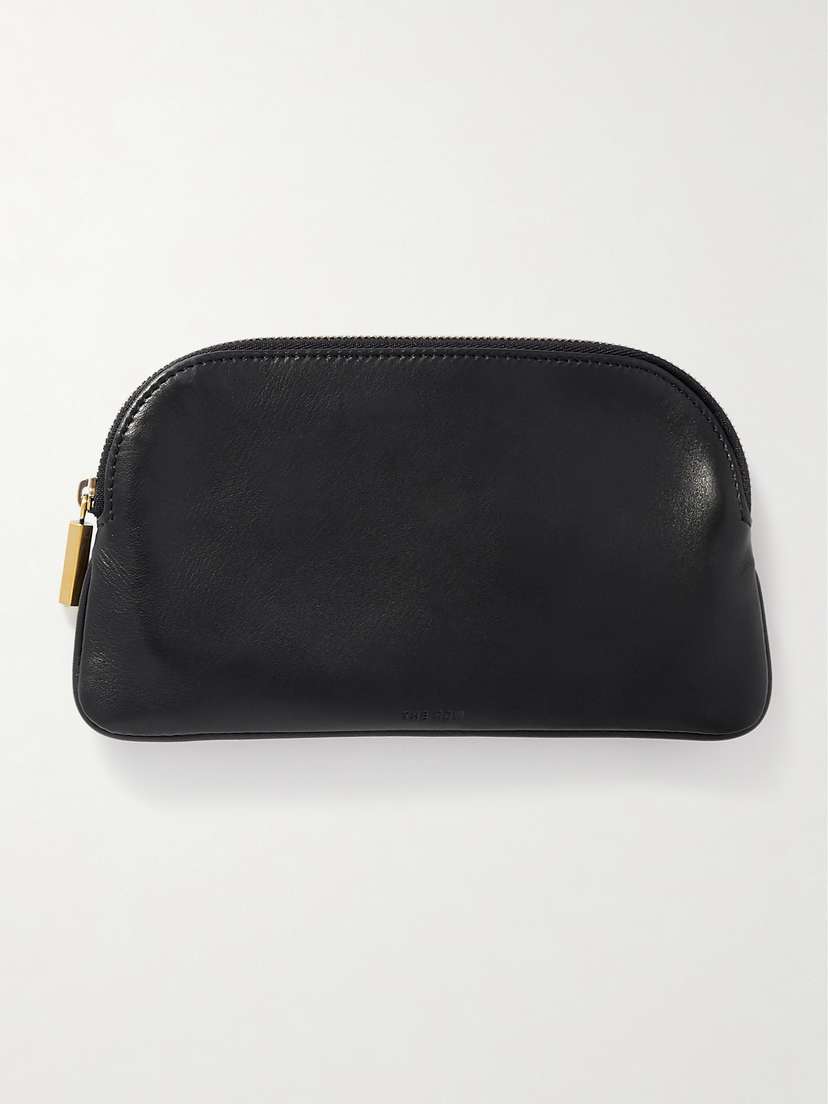 The Row E/w Circle Leather Pouch