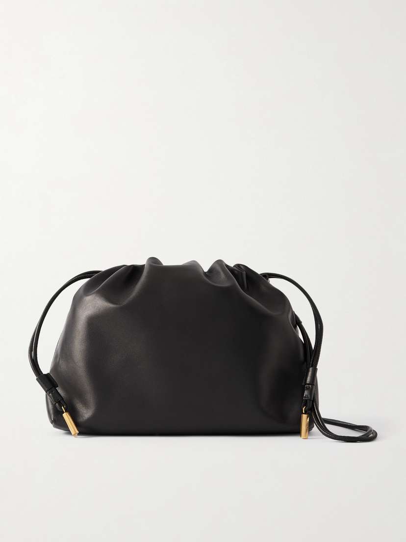 The Row Angy Leather Shoulder Bag