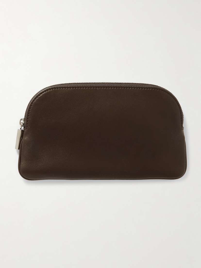 The Row E/w Circle Leather Pouch