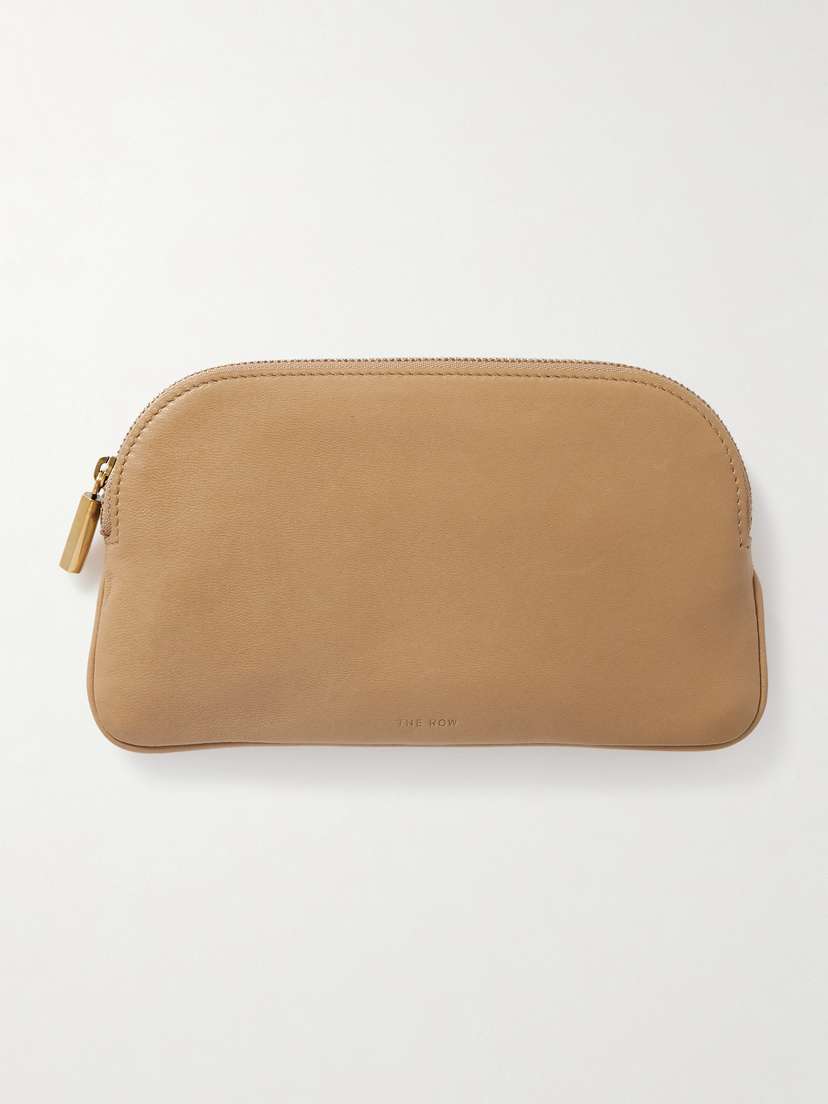 The Row E/w Circle Leather Pouch