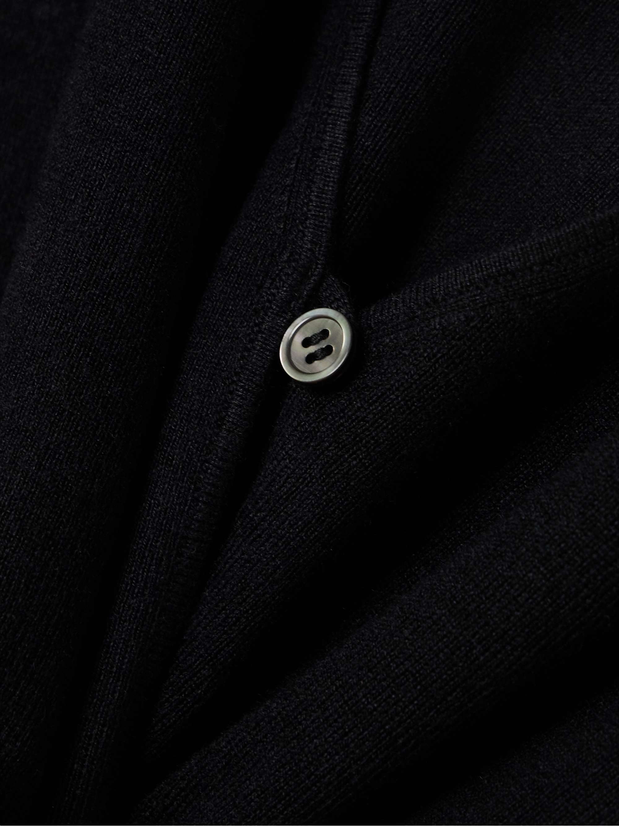 ARCH4 Veronica cropped ribbed silk and cashmere-blend cardigan