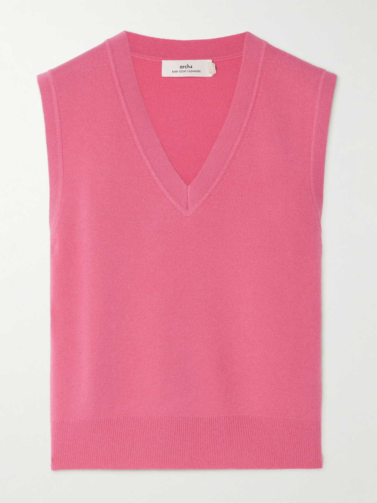 Arch4 Este Cashmere Waistcoat In Pink