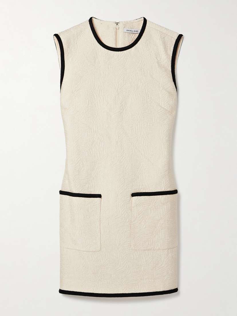 Veronica Beard Ravena Cloqué Mini Dress