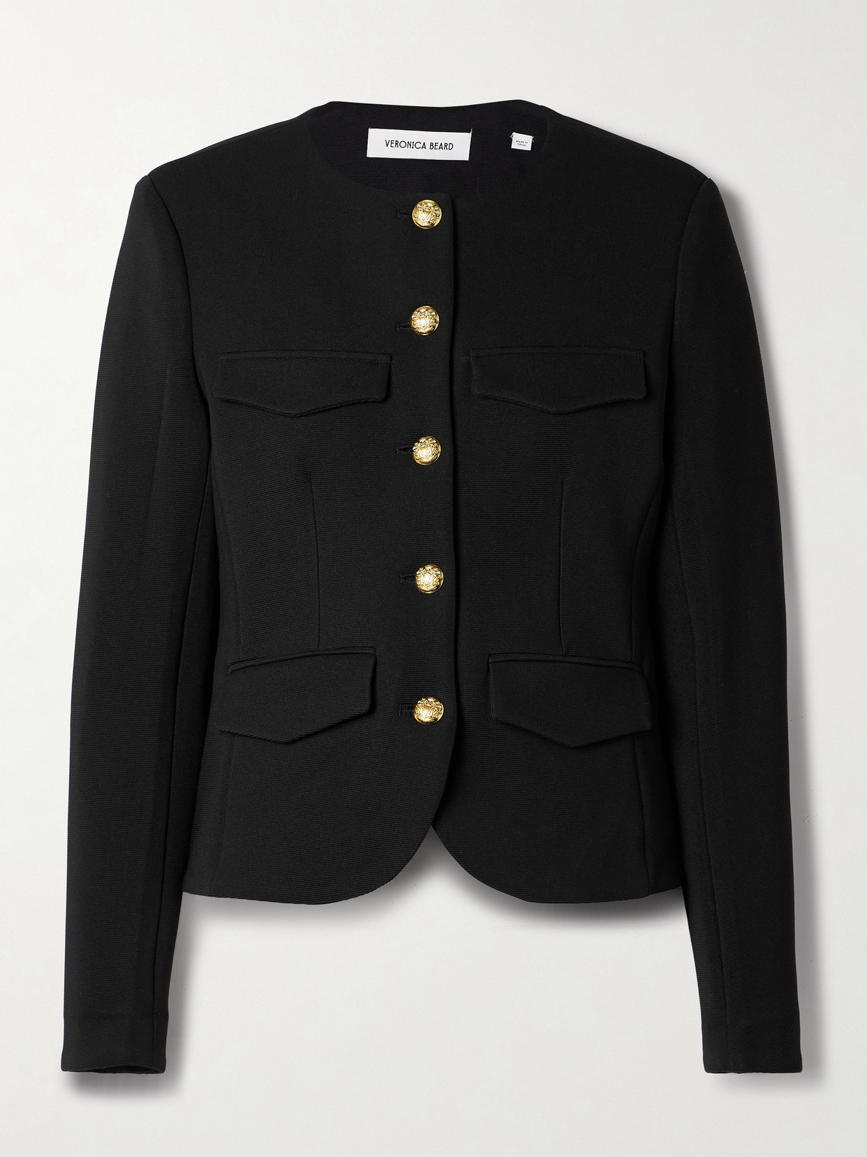 Veronica Beard Kensington Faille Jacket In Black