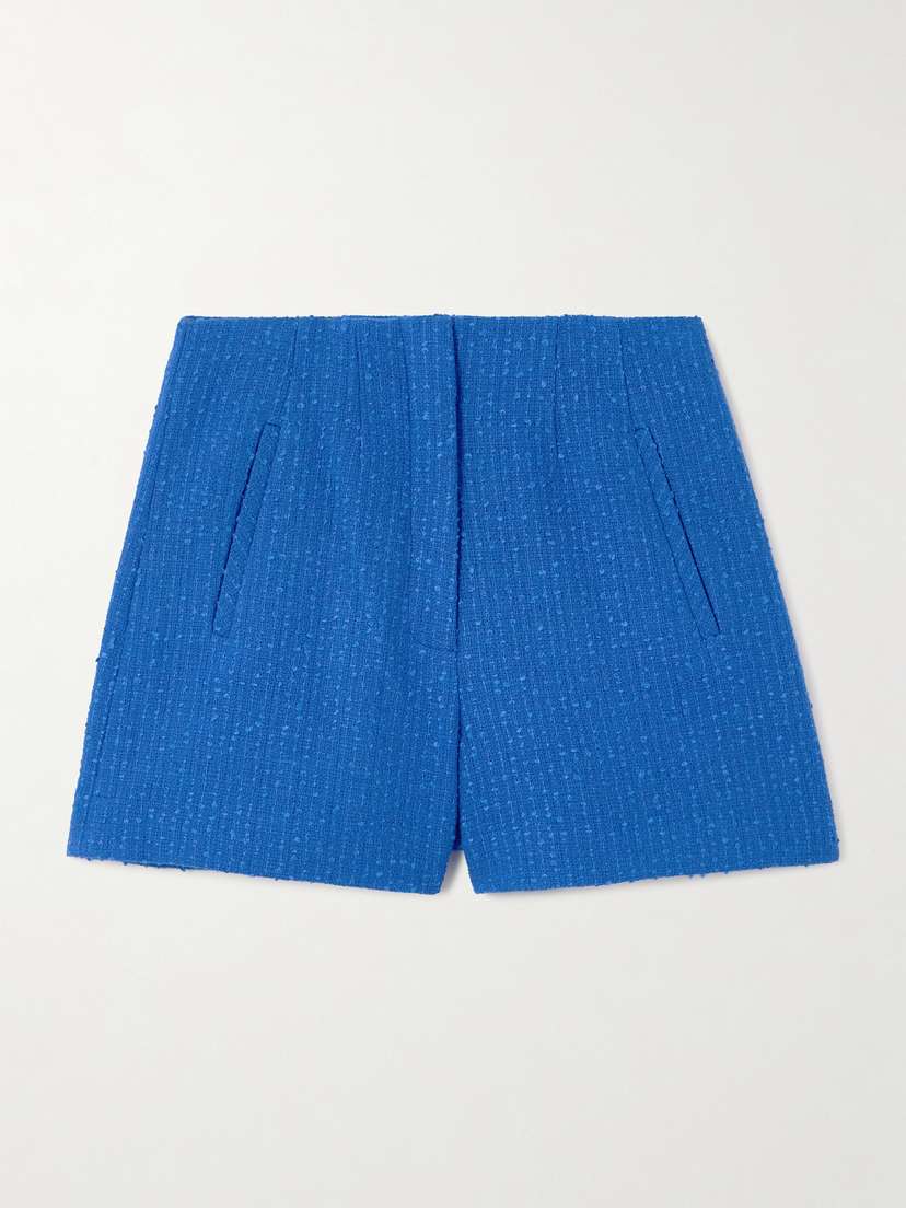 Veronica Beard Jazmin Cotton-blend Bouclé-tweed Shorts