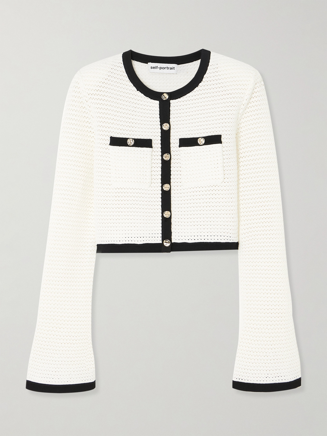 Self-portrait Sweaters In White