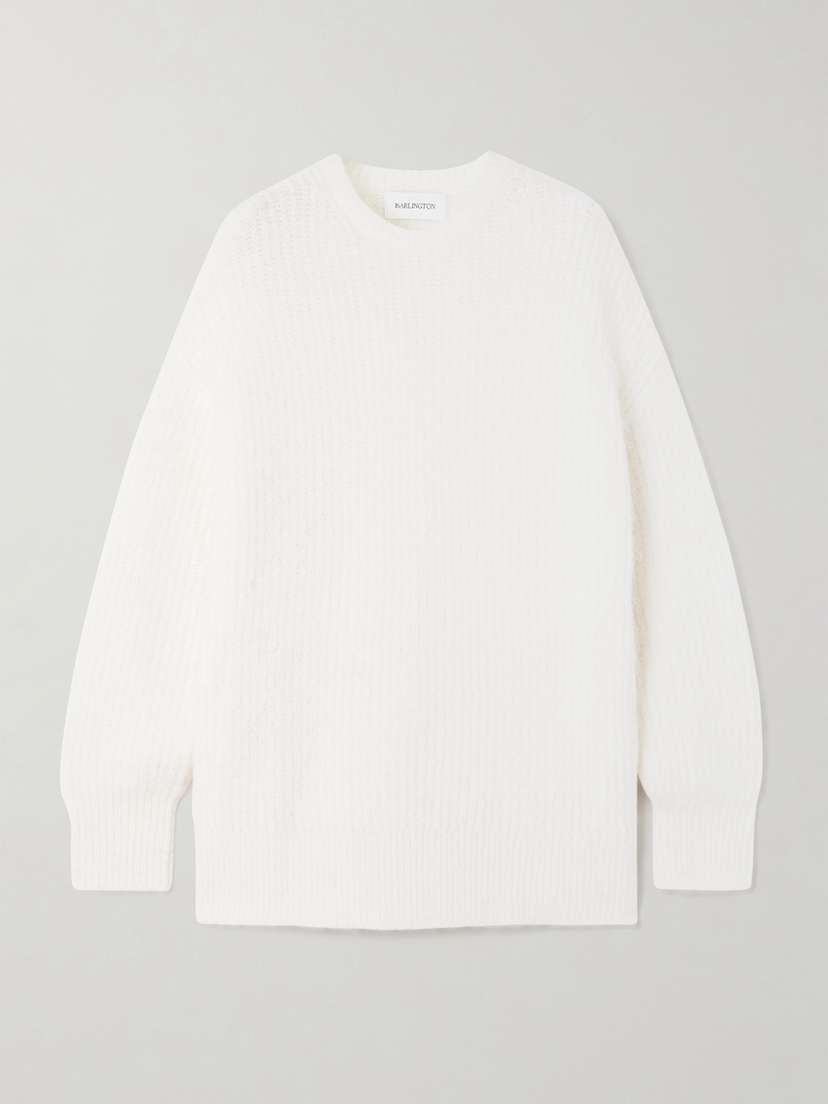 16Arlington Sephia Ribbed Alpaca-blend Sweater