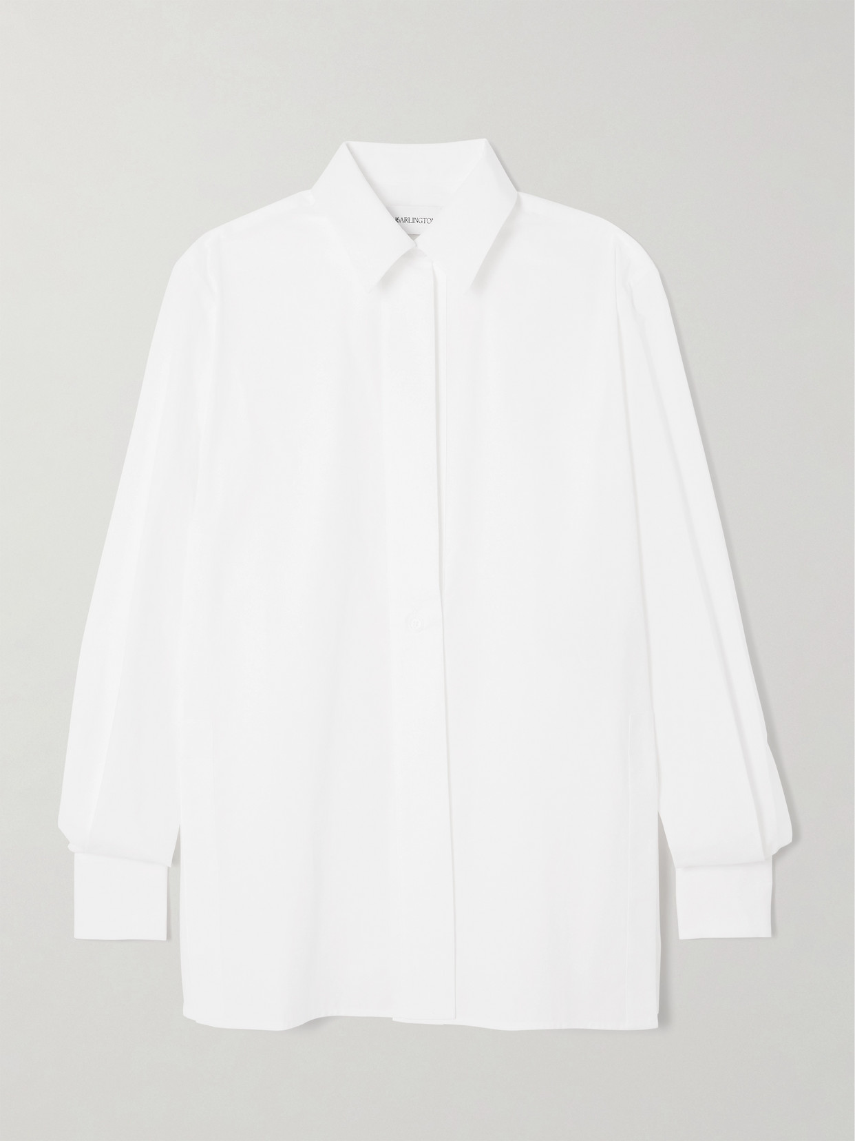 16ARLINGTON - Teverdi Cotton-poplin Shirt - White