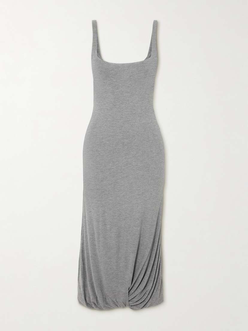 16Arlington Sidd Gathered Jersey Midi Dress - UK 6