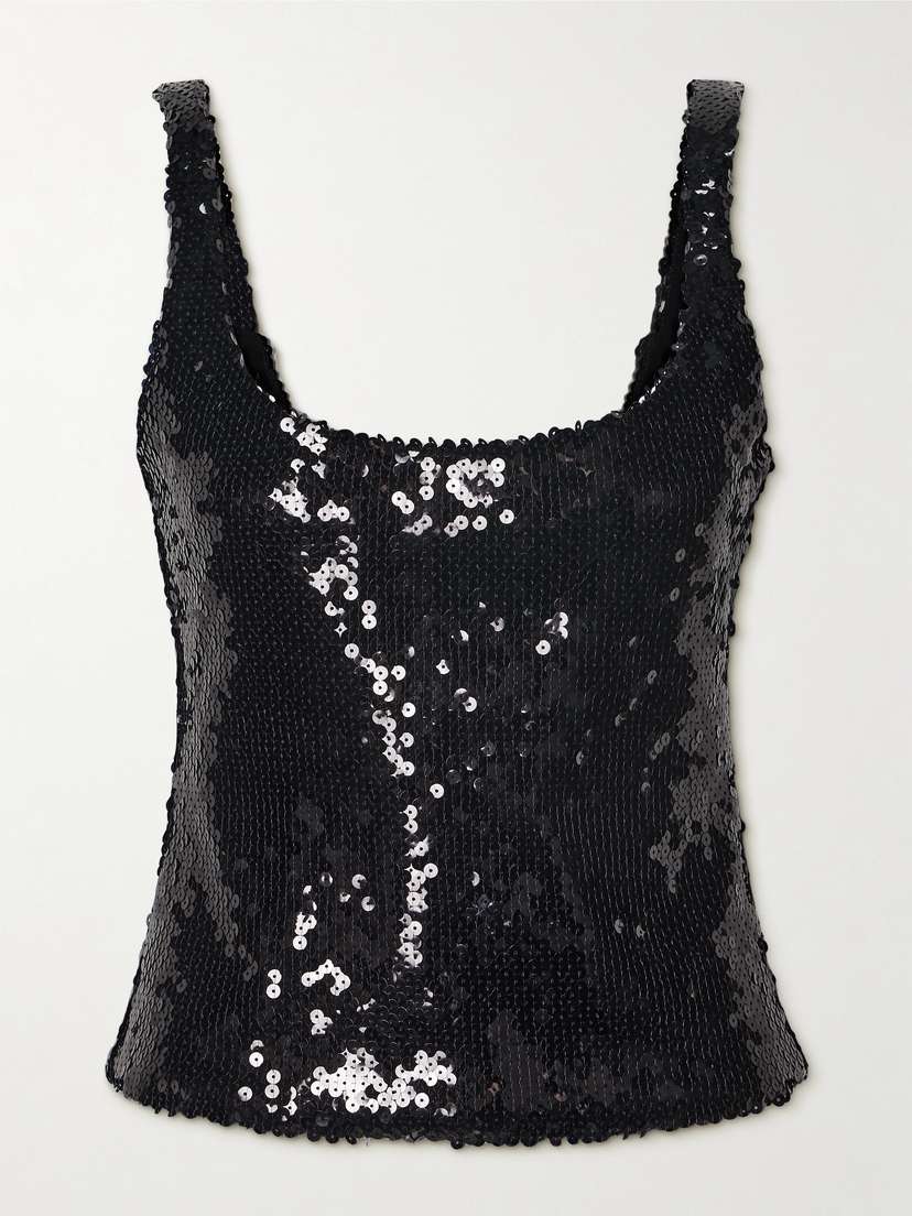 16Arlington Hornet Sequined Tulle Tank