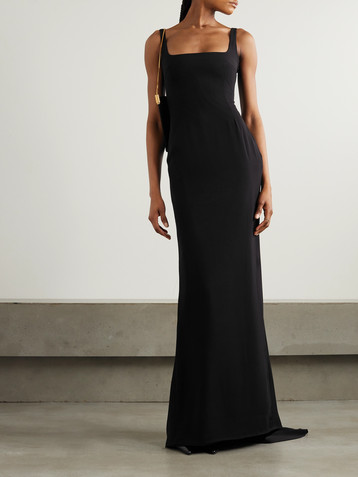 16Arlington Electra crepe gown