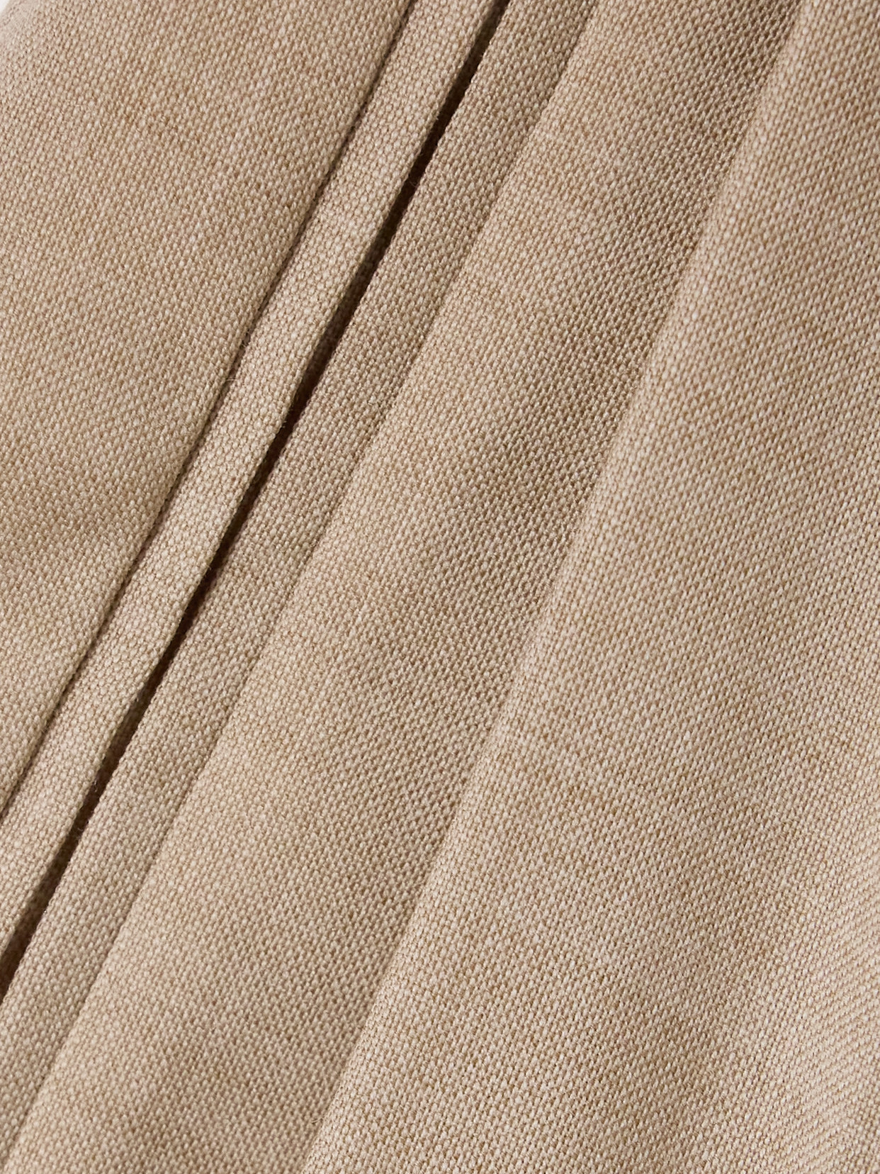 Peter Do Cutout Wool-blend Pants In Neutrals