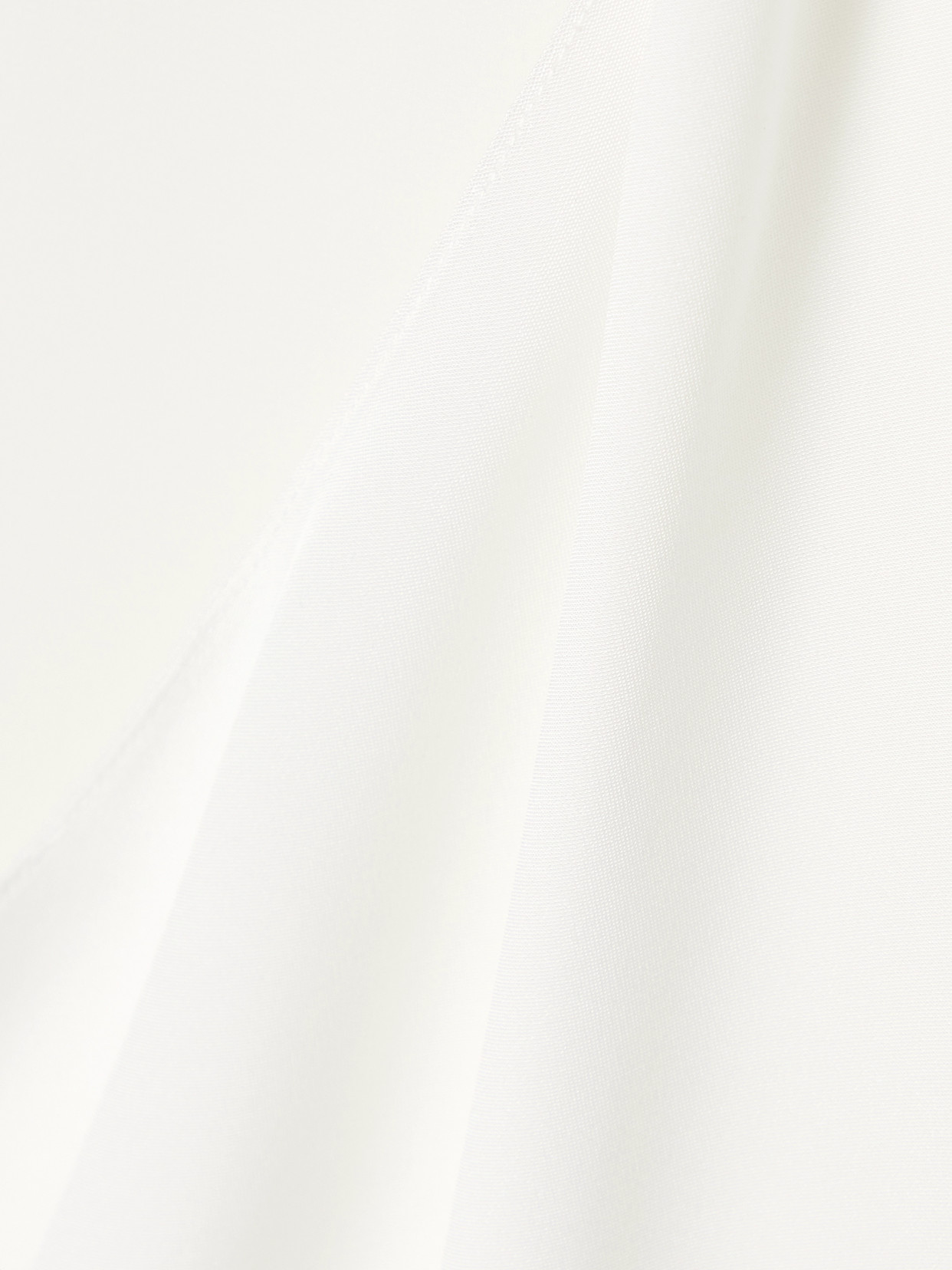 Peter Do Slash Silk And Chiffon T-shirt In White