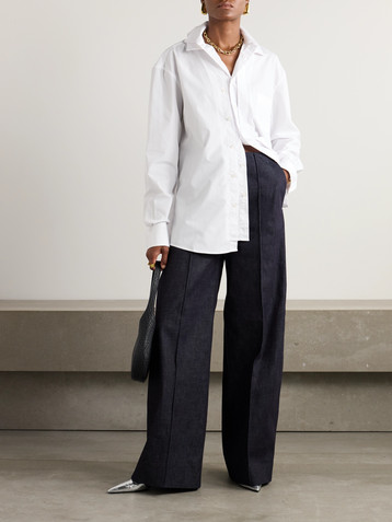 PETER DO Hollywood high-rise wide-leg jeans