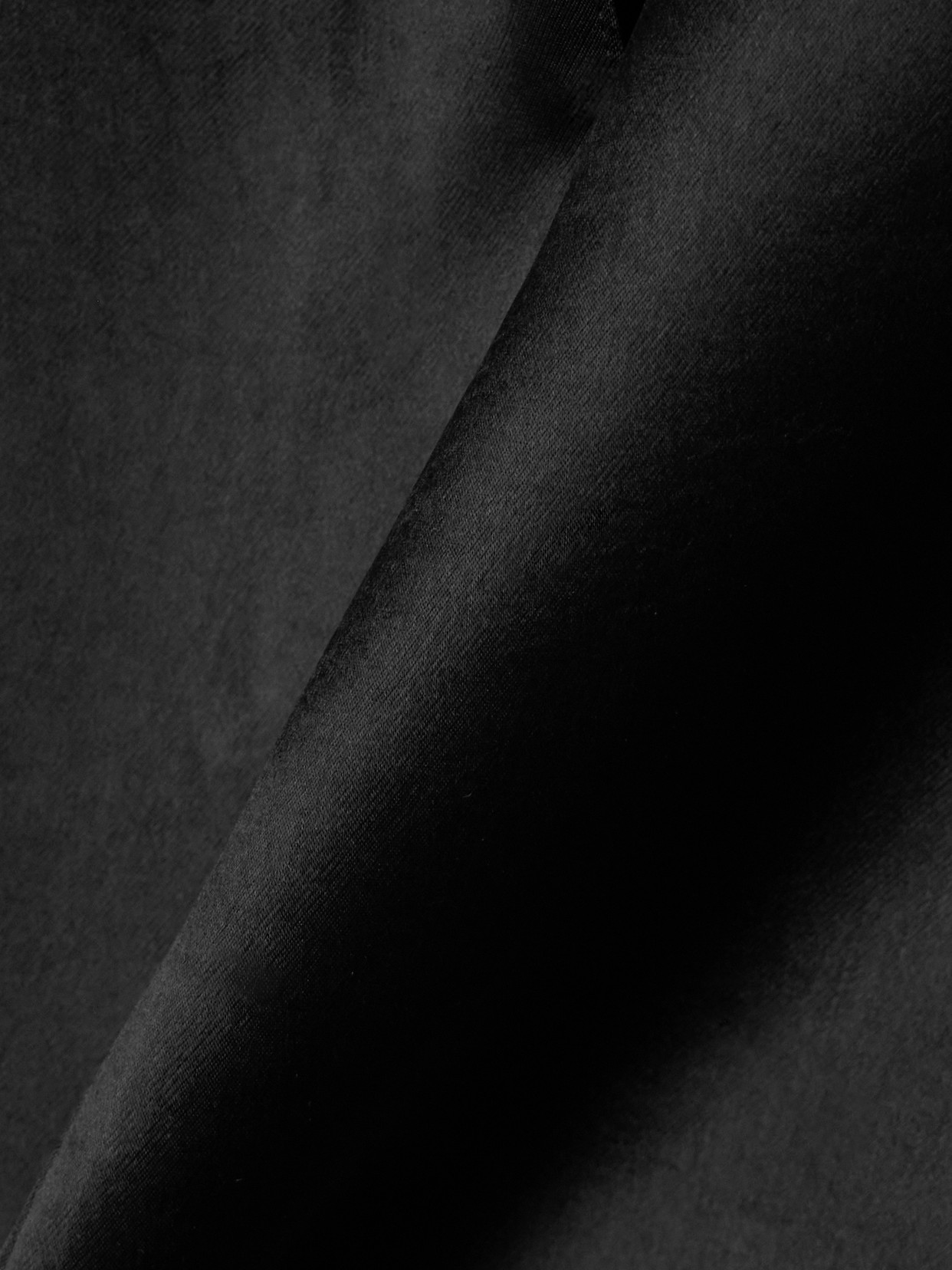 Peter Do Satin Wide-leg Pants In Black