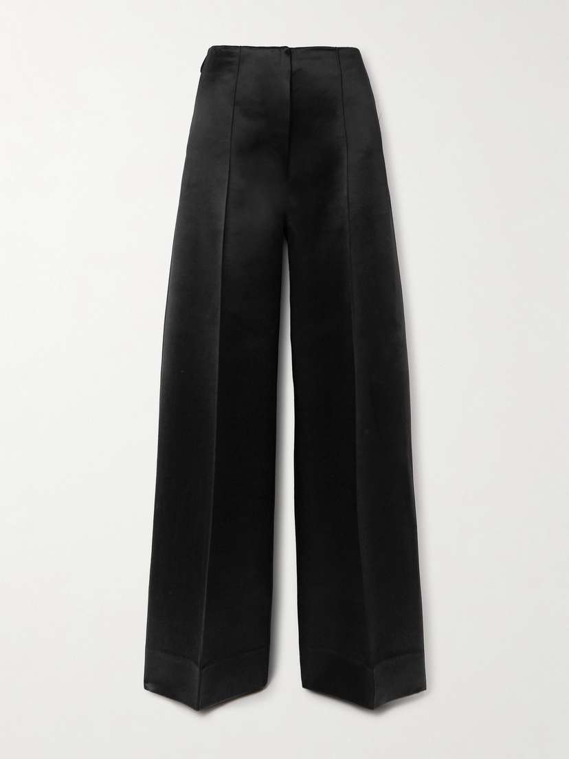 Peter Do Satin Wide-leg Pants
