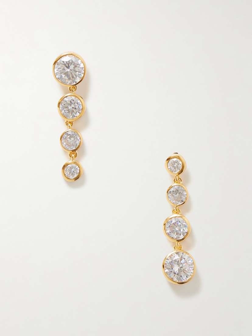 Completedworks Light Of The Past Recycled Gold Vermeil Cubic Zirconia Earrings