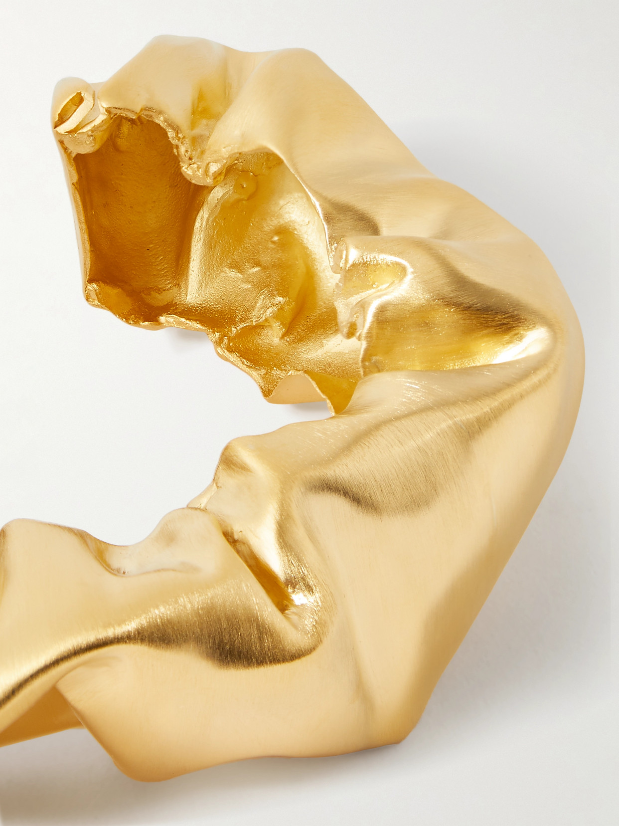 Shop Completedworks Scrunch Gold Vermeil Cuff