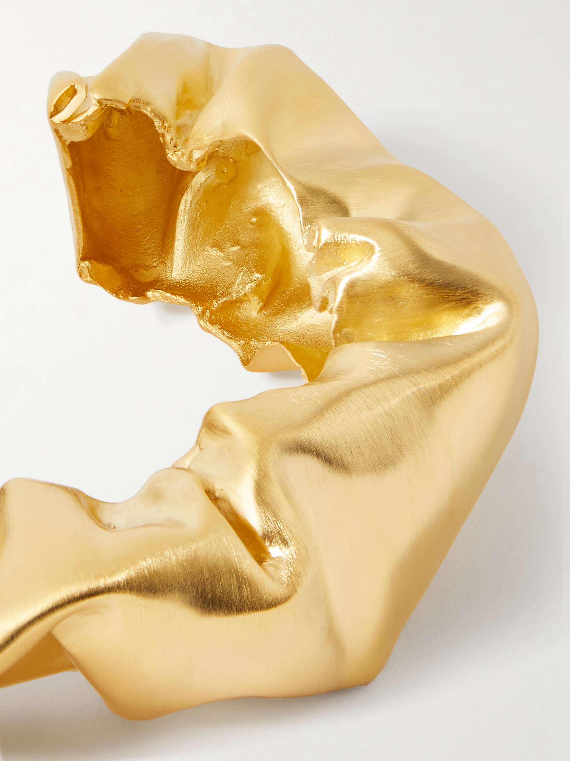 COMPLETEDWORKS Scrunch gold vermeil cuff