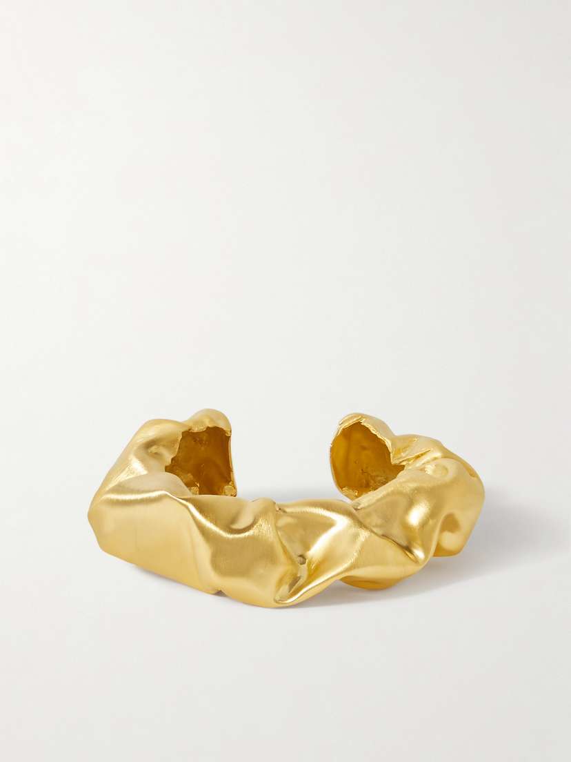 Completedworks Scrunch Gold Vermeil Cuff