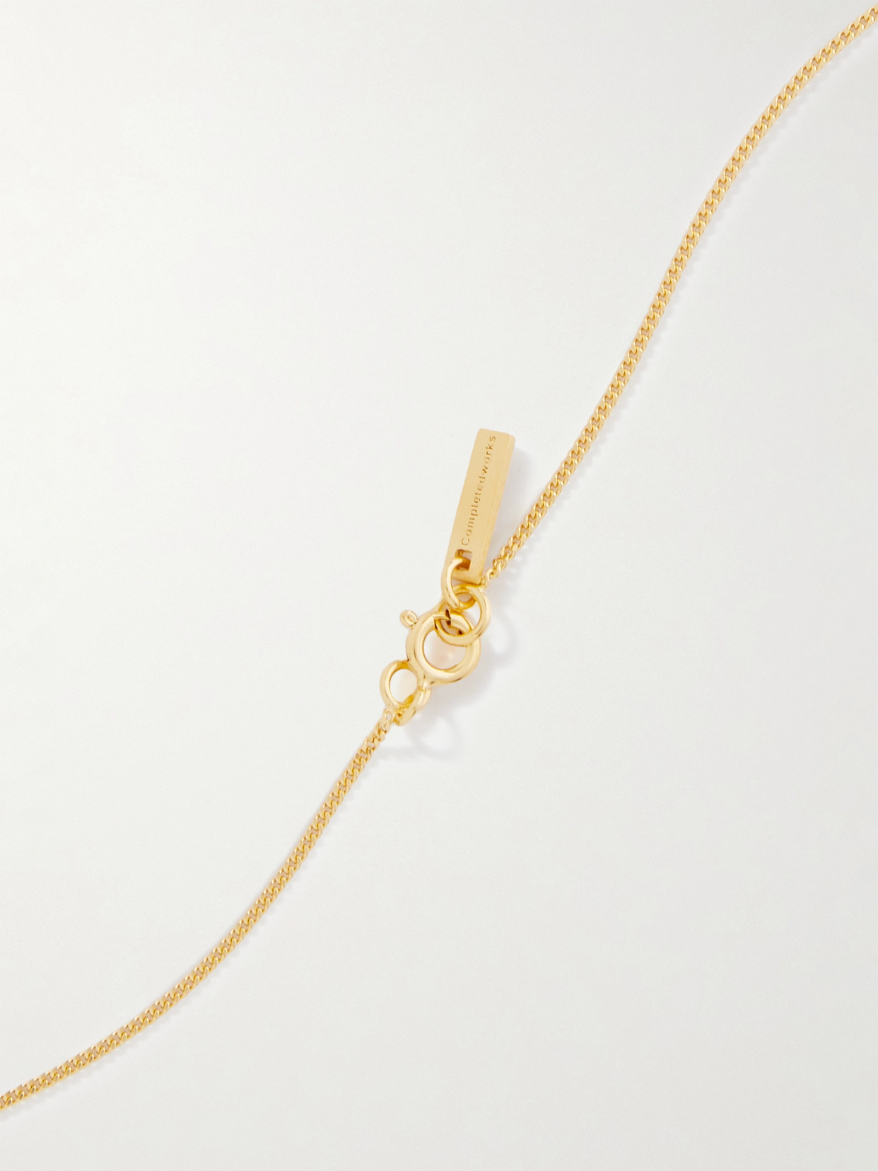 Completedworks Like Peas In A Pod Recycled Gold Vermeil Cubic Zirconia Necklace In Gold
