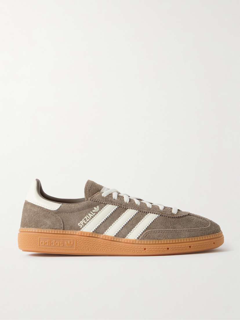 adidas Originals Handball Spezial Leather-trimmed Suede Sneakers