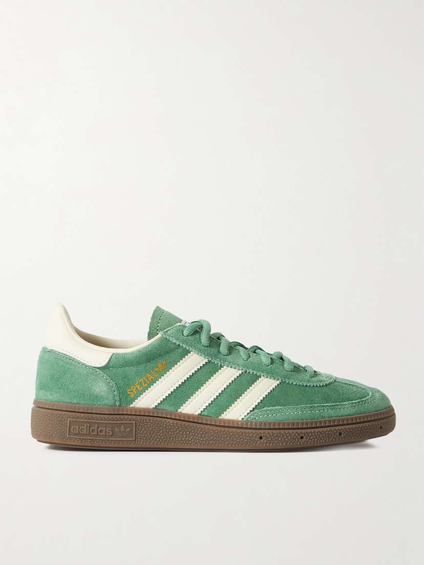 adidas Originals Handball Spezial Leather-trimmed Suede Sneakers - UK 8.5