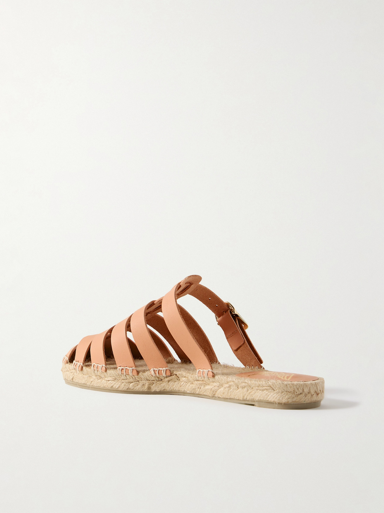 Shop Castaã±er + Ancient Greek Sandals Lesvos Leather Sandals In Neutrals