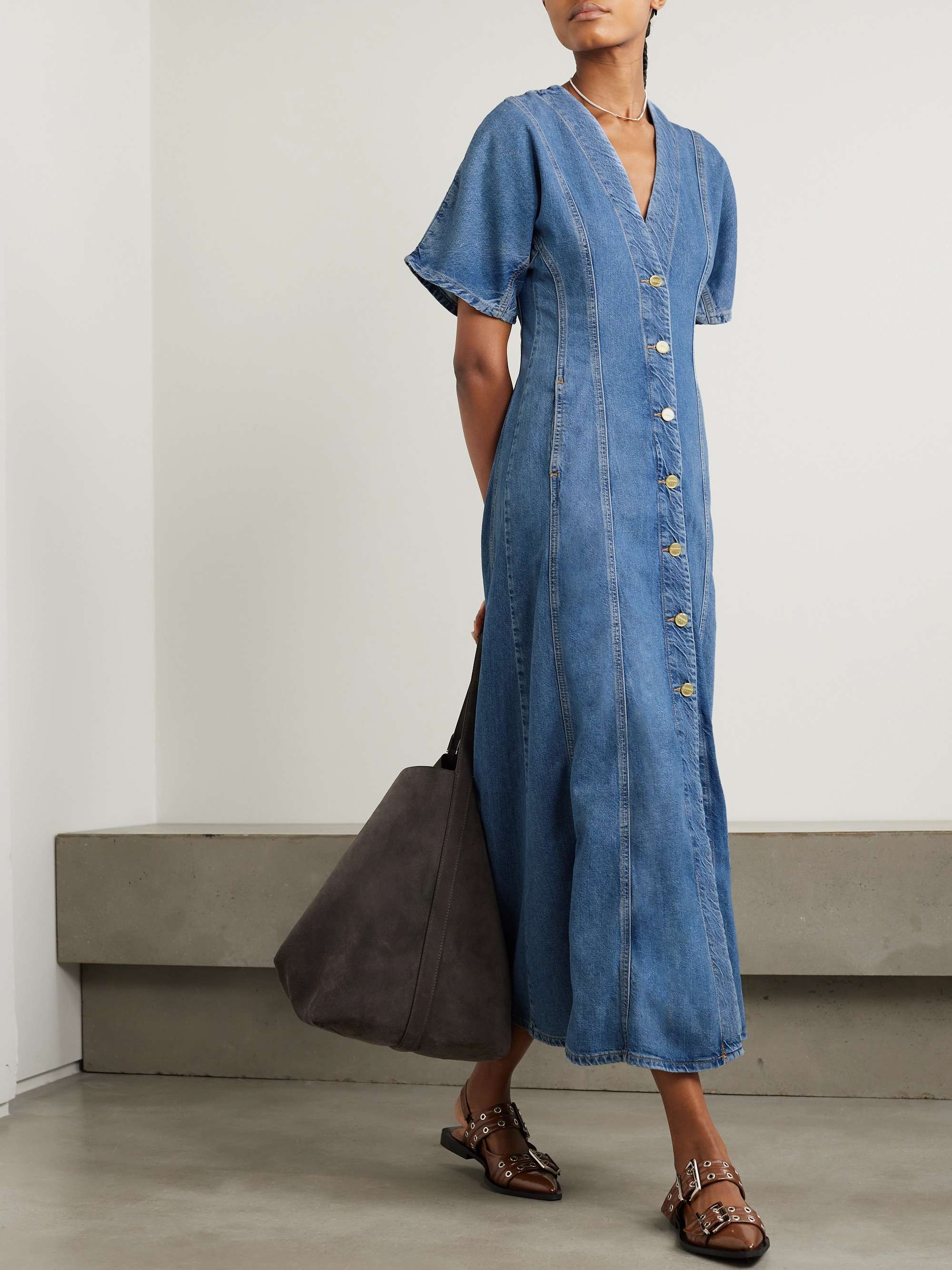 Sustainability and the Denim Maxi Dress