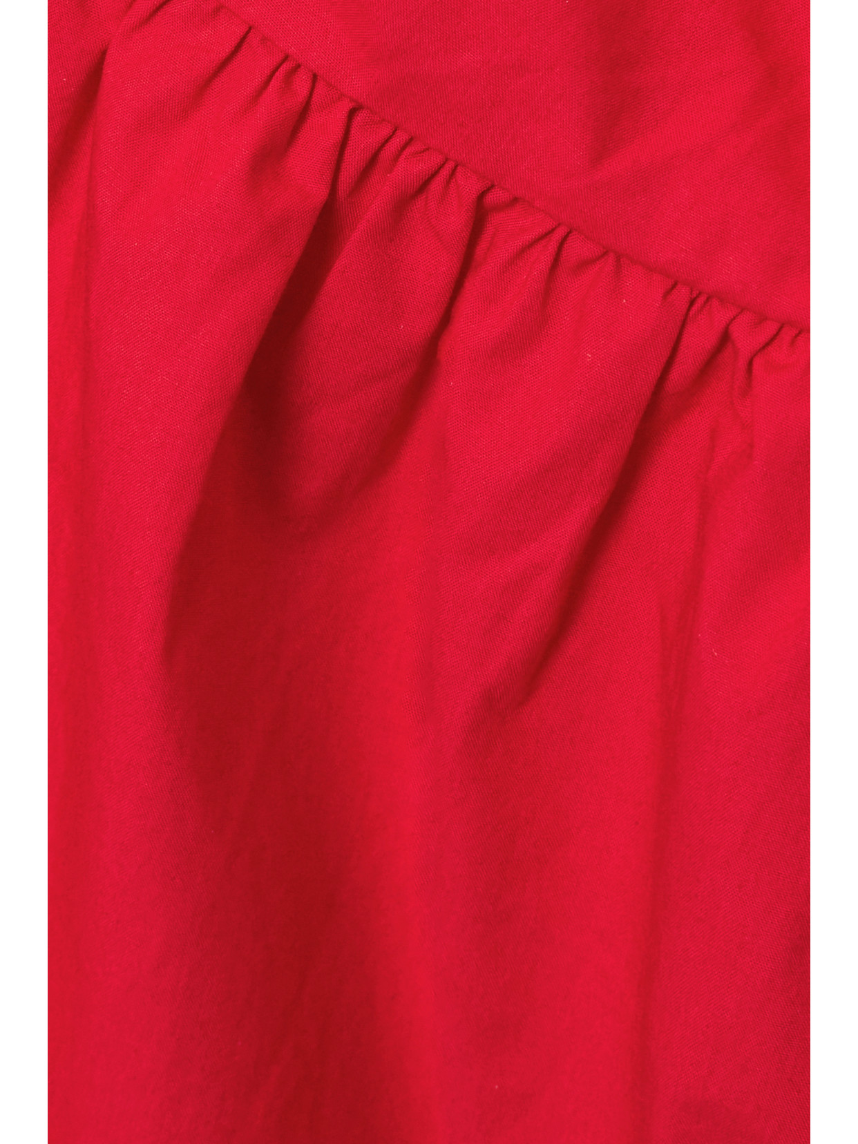 Ganni + Net Sustain Off-the-shoulder Gathered Organic Cotton-poplin Mini Dress In Red