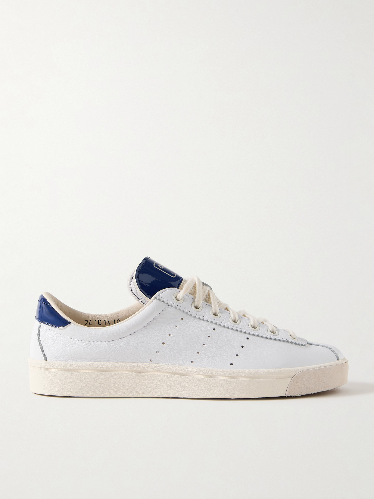 Adidas Originals Lacombe Spezial Mesh And Patent Leather-trimmed Leather Sneakers In White