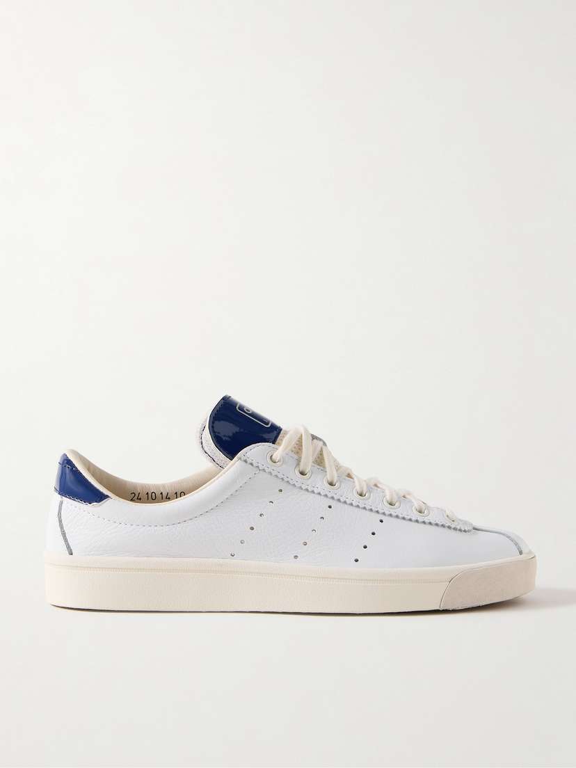adidas Originals Lacombe Spezial Mesh And Patent Leather-trimmed Leather Sneakers