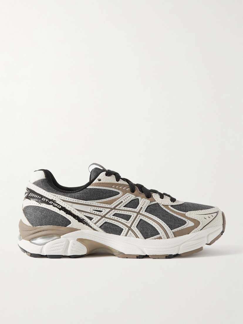 Asics Gt-2160 Leather-trimmed, Denim And Rubber Sneakers - UK 8.5