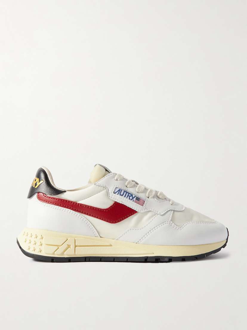 Autry Reelwind Leather-trimmed Shell Sneakers
