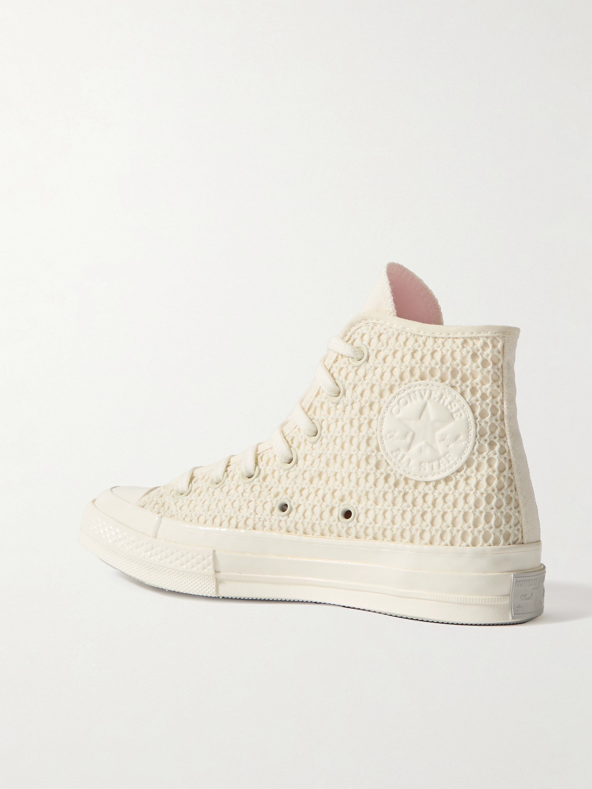 Converse Chuck 70 crocheted and canvas high-top sneakers thumbnail